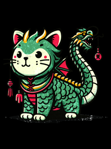 Dragon kitten