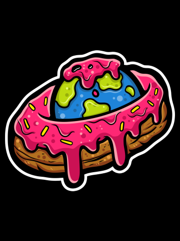 Dripping donuts