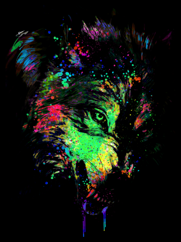 Dripping wolves