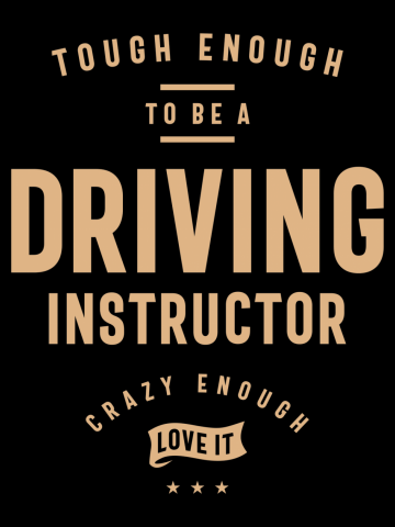 Driving Instructor Funny Job Title Profession