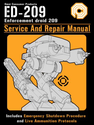 ED-209 Service and Repair Manual