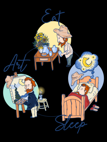 Eat - Sleep - Art with Van Gogh