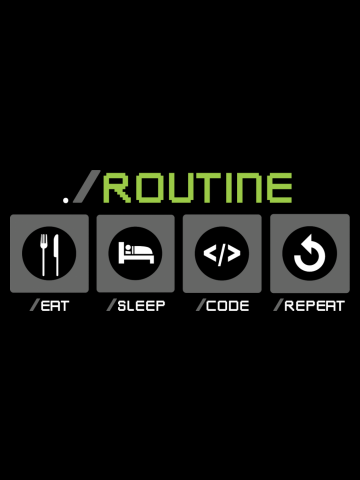 Eat Sleep Code Repeat - Funny Coder Programer Quote Humor Coding Saying