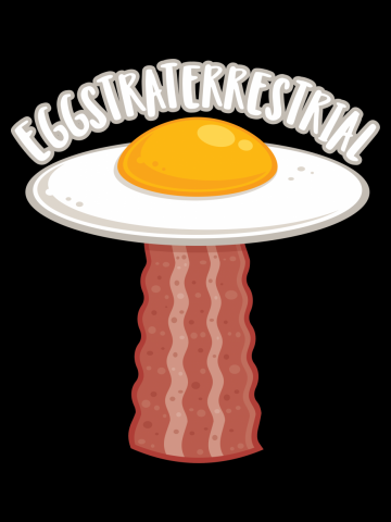 Eggstraterrestrial With Text