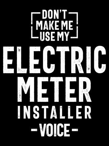 Electric Metter Installer Job Occupation Birthday Worker