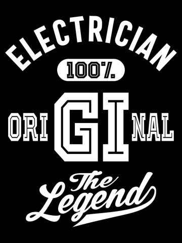 Electrician Job Title Gift