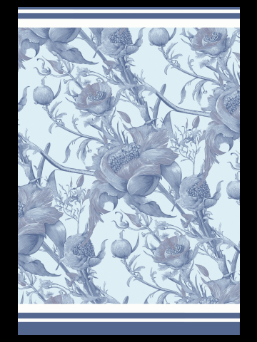 Elegant Botanical Floral Pattern with Timeless Charm
