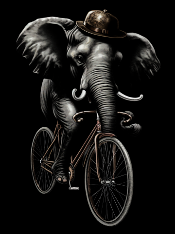 Elephant On Wheels