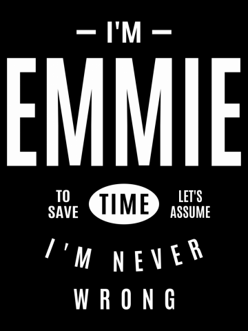 Emmie Personalized Name