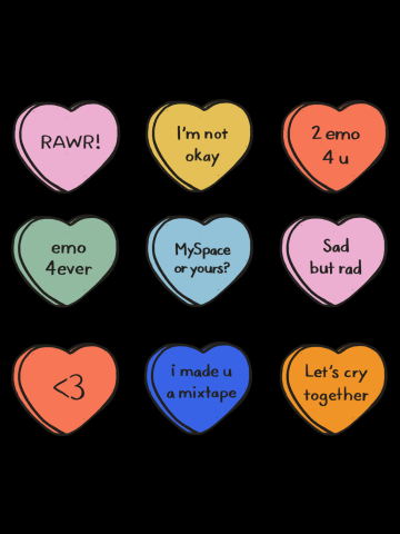 Emo Conversation Hearts (2022)