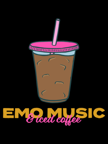 Emo Music & Iced Coffee (2023, Yellow Text)