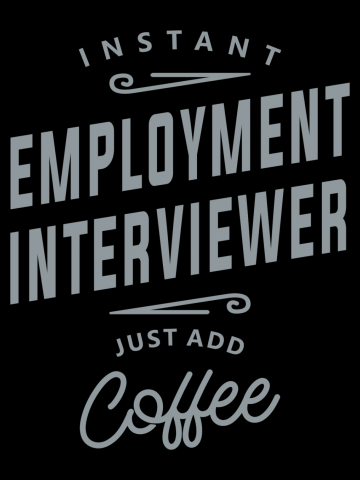 Employment Interviewer Funny Job Occupation