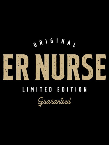 Er Nurse Funny Job Title Profession Birthday Worker