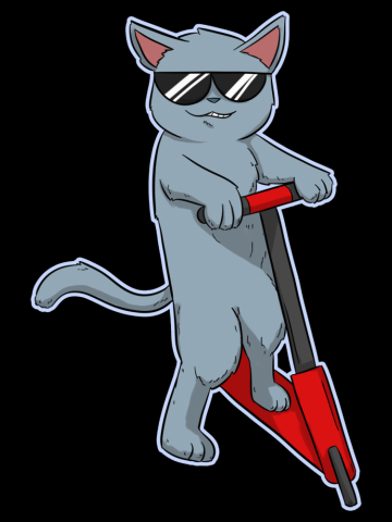 Escooter Cat Electric Scooter ERoller Trend