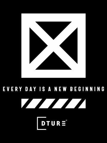 Every Day is a New Beginning - Motivational Slogan