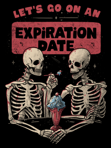 Expiration Date - Death Skull Valentines Gift
