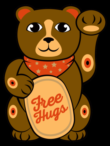FREE HUGS LUCKY YOU