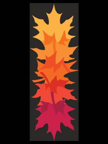 Falling Maple : Warm (dark)