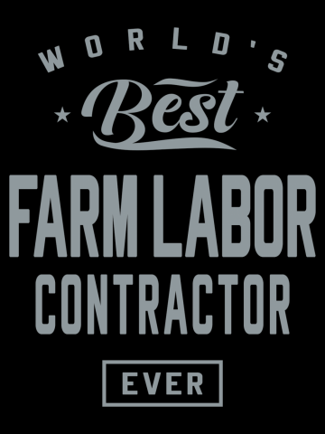 Farm Labor Contractor Funny Job Occupation