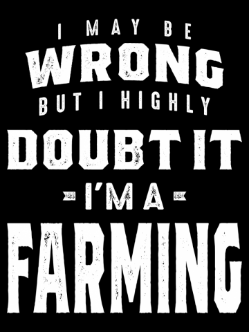 Farming Gift Funny Job Title Profession Birthday Idea