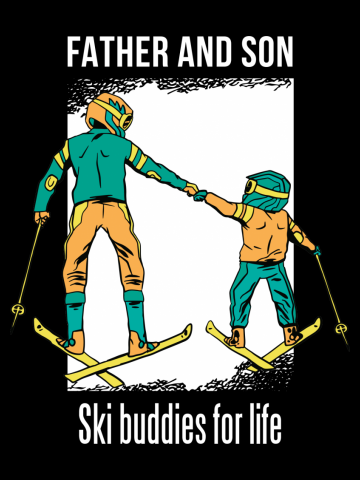 Father and Son Ski Buddies for Life