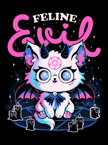 Feline Evil - Cute Dark Funny Evil Cat Gift