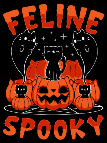 Feline Spooky Halloween Kitten