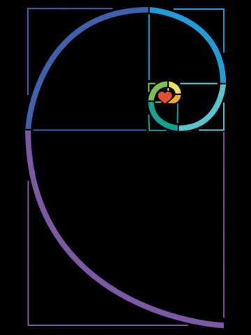 Fibonacci Heart Math Geometry Golden Ratio