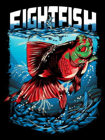 FightingFish Red Koki Fish