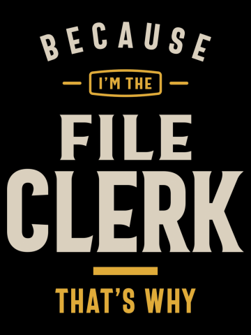 File Clerk Job Occupation Birthday Worker