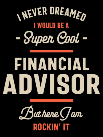 Financial Advisor Job Title Men Women Gift