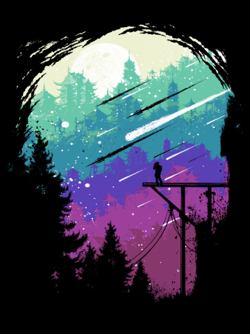 Five minutes art about sci-fi