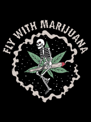 Fly with marijuana