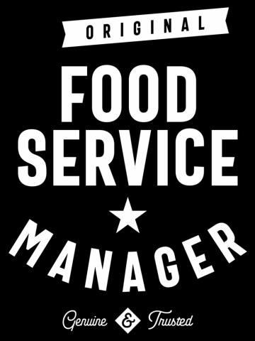 Food Service Manager Gift Funny Job Title Profession Birthday Idea