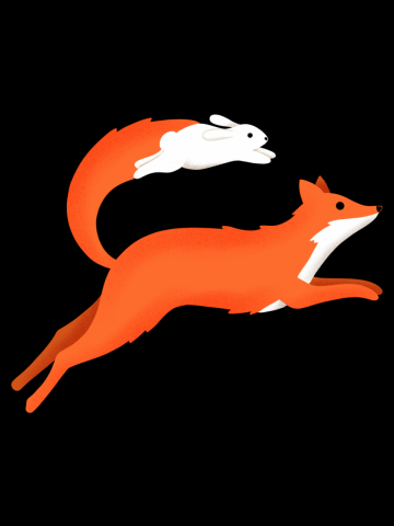 Fox and Rabbit