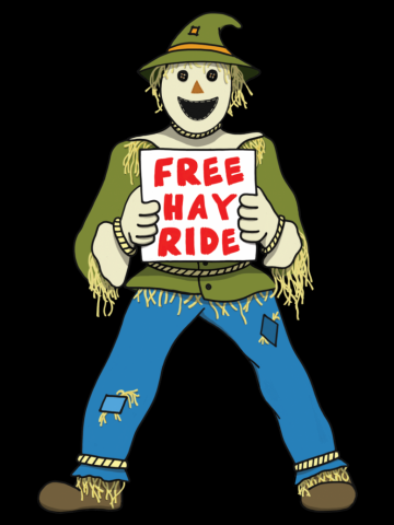 Free Hayride Scarecrow