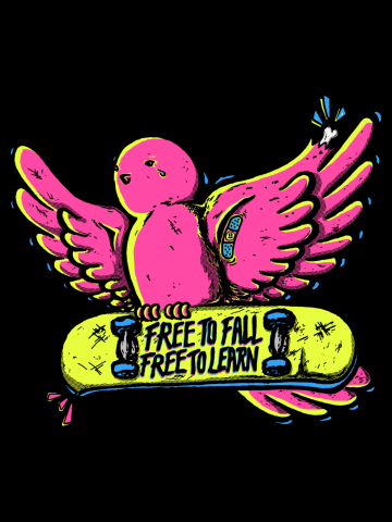 Free To Fall, Free To Learn (Colored Version)