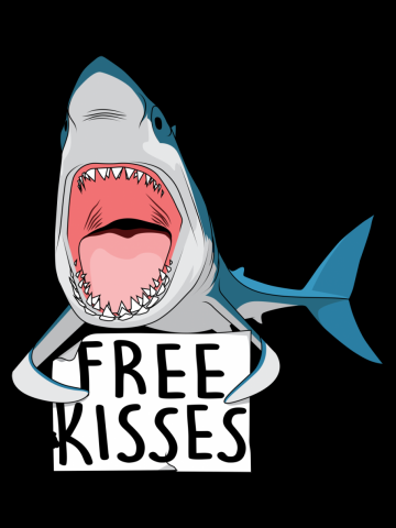 Free kisses (shark edition)