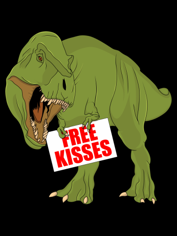 Free kisses (t-rex)