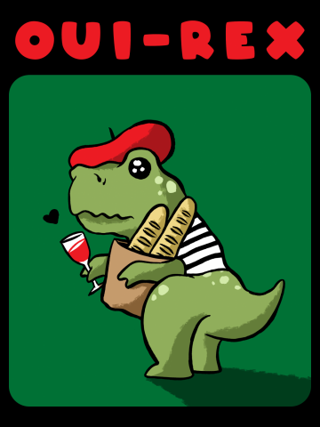 French Dinosaur (Oui Rex)