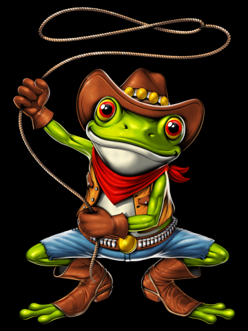 Frog Cowboy