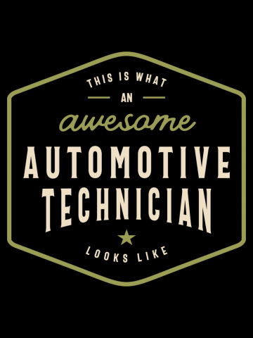 Funny Awesome Automotive Technician Job Occupation
