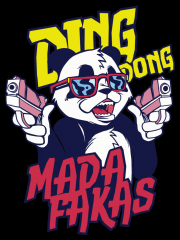 Funny Panda Bear Ding Dong Madafakas