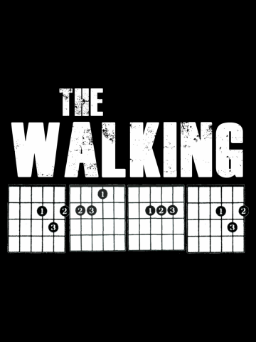 Funny Walking Dead Guitar Tab Shirt - Gift For Walking Dead Fans