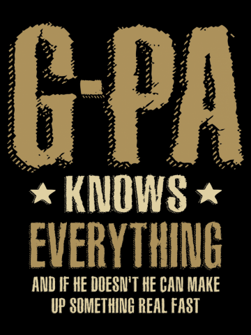 G-Pa Knows Everything - Dad and Grandpa Funny