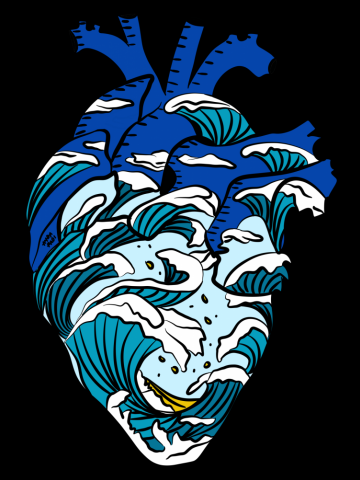 GREAT WAVE OF MY HEART