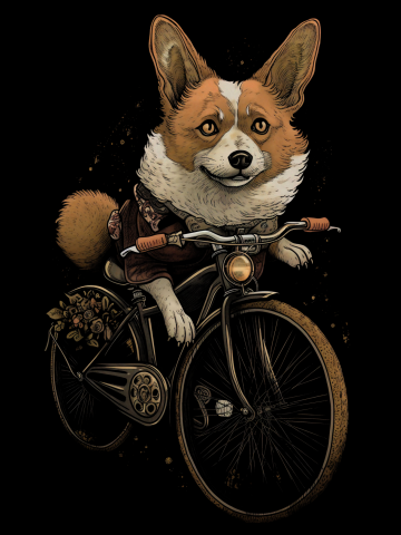 Galloping Corgi
