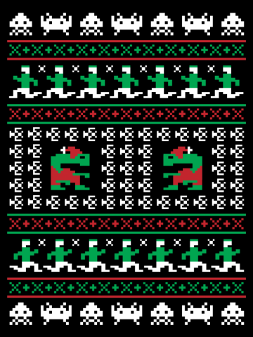 Games of Xmas Past - ATARI Ugly Christmas Sweater
