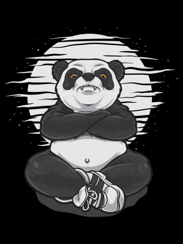 Ganster panda thug