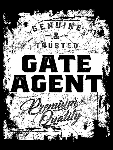 Gate Agent Gift Funny Job Title Profession Birthday Idea